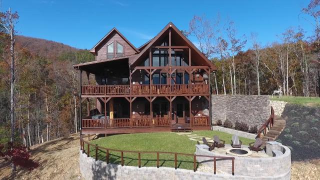 Video Tour Of Atop The Starrs Amazing Cabin In Starr Crest Resort